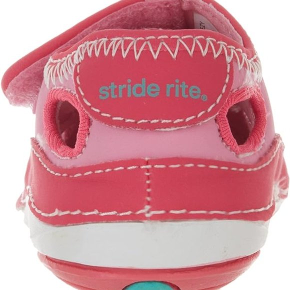 Girls Stride Rite SRT Soft Motion Breezy Pink Size 3M - Picture 5 of 10